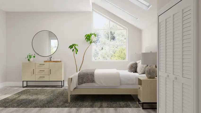 Blue And Ivory Abstract Area Rug Photo 5