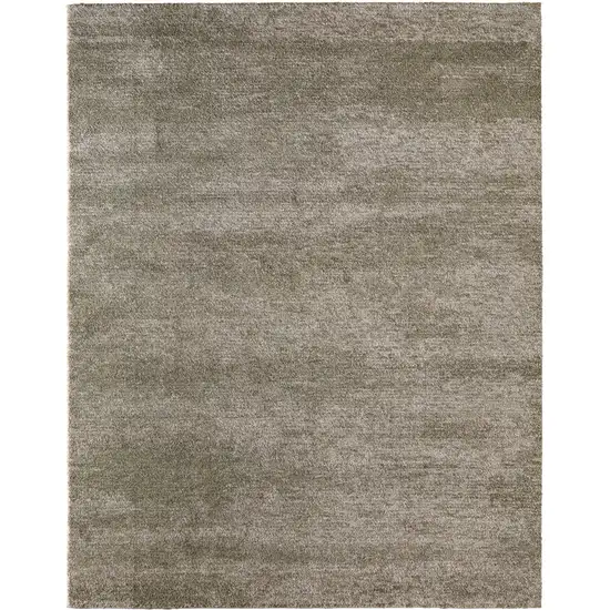 Blue And Ivory Abstract Area Rug Photo 2