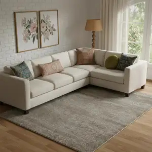 Photo of Blue And Ivory Abstract Area Rug