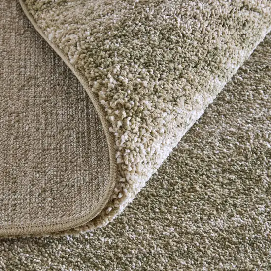 Blue And Ivory Abstract Area Rug Photo 9