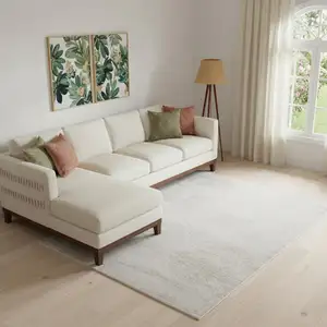 Photo of Blue And Ivory Abstract Area Rug