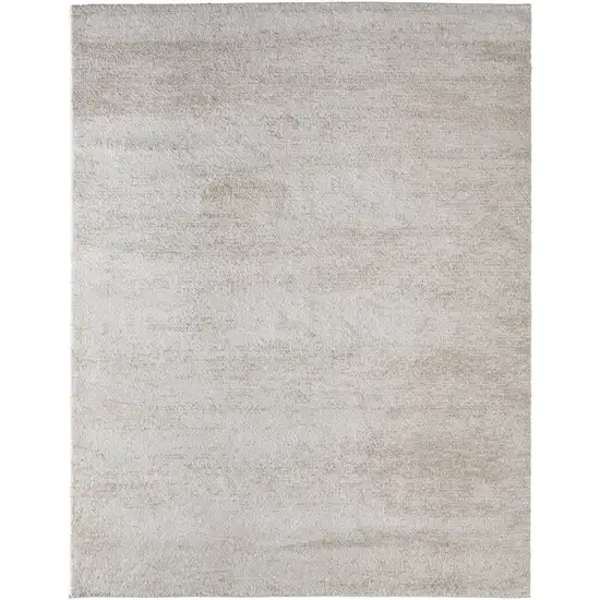 Blue And Ivory Abstract Area Rug Photo 3