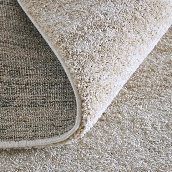 Blue And Ivory Abstract Area Rug Photo 9