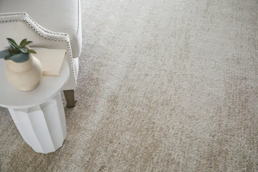 Blue And Ivory Abstract Area Rug Photo 5