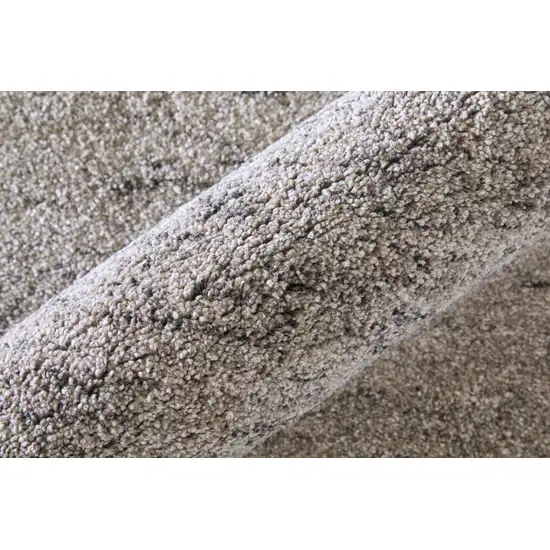 Blue And Ivory Abstract Area Rug Photo 7