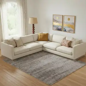 Photo of Blue And Ivory Abstract Area Rug