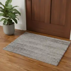 Photo of Blue And Ivory Abstract Area Rug