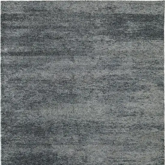 Blue And Ivory Abstract Area Rug Photo 4