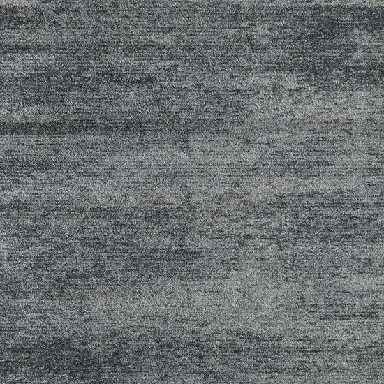 Blue And Ivory Abstract Area Rug Photo 3