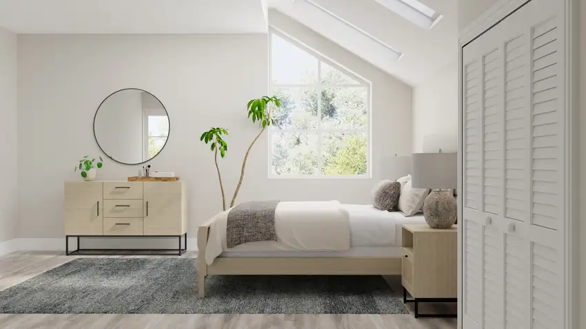 Blue And Ivory Abstract Area Rug Photo 5