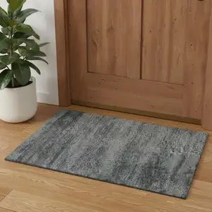 Photo of Blue And Ivory Abstract Area Rug