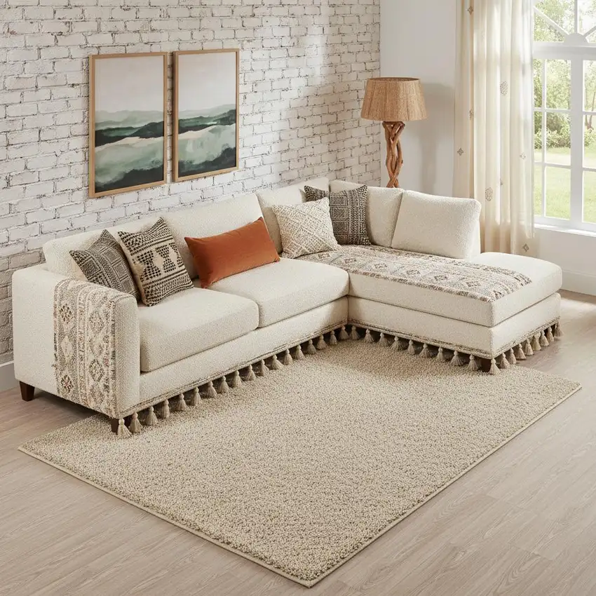 Blue And Ivory Abstract Area Rug Photo 1