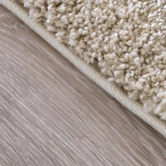 Blue And Ivory Abstract Area Rug Photo 3