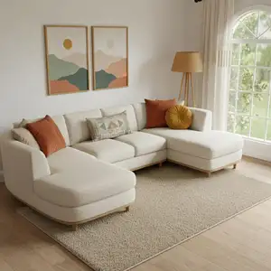 Photo of Blue And Ivory Abstract Area Rug