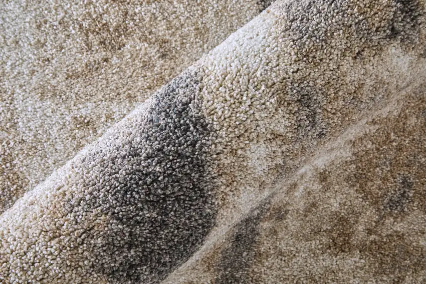 Blue And Ivory Abstract Area Rug Photo 3