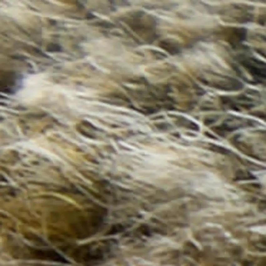 Blue And Ivory Abstract Hand Tufted Area Rug Photo 3