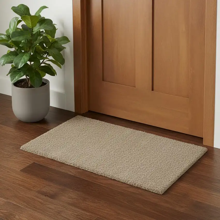 Blue And Ivory Abstract Hand Tufted Area Rug Photo 1