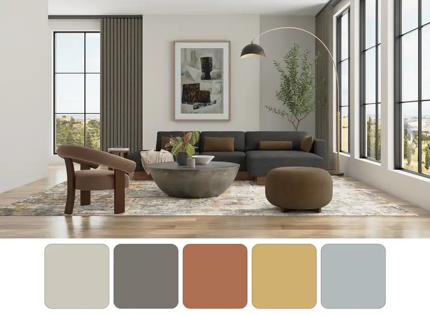 Blue And Ivory Abstract Hand Woven Area Rug Photo 6