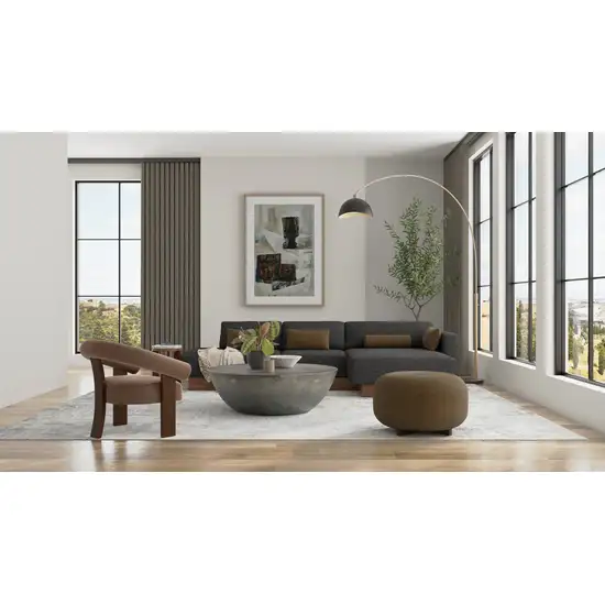 Blue And Ivory Abstract Hand Woven Area Rug Photo 6