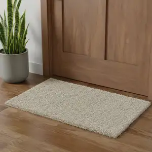 Photo of Blue And Ivory Abstract Hand Woven Area Rug