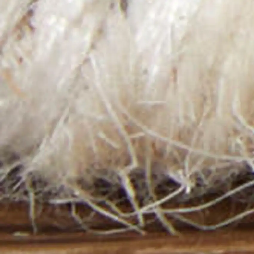 Blue And Ivory Abstract Hand Woven Area Rug Photo 3