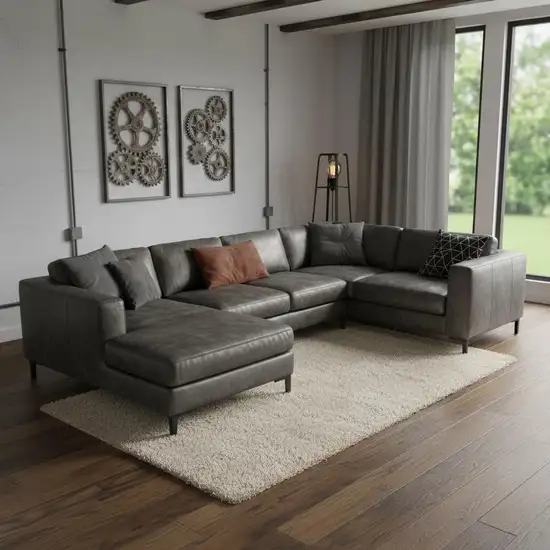 Blue And Ivory Abstract Hand Woven Area Rug Photo 1