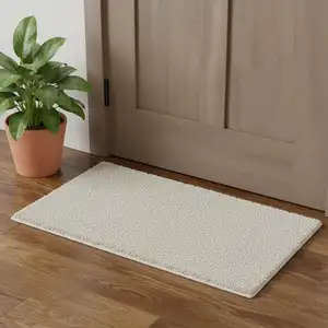 Photo of Blue And Ivory Abstract Hand Woven Area Rug