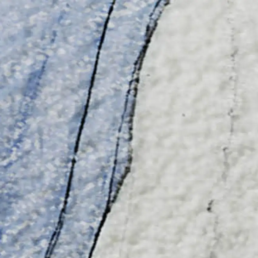 Blue And Ivory Abstract Washable Area Rug With UV Protection Photo 4