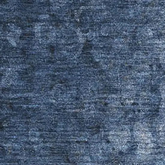 Blue And Ivory Abstract Washable Area Rug With UV Protection Photo 3