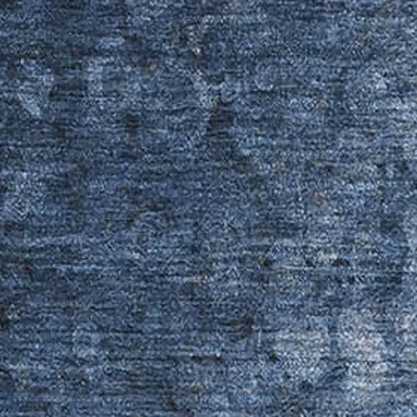 Blue And Ivory Abstract Washable Area Rug With UV Protection Photo 3