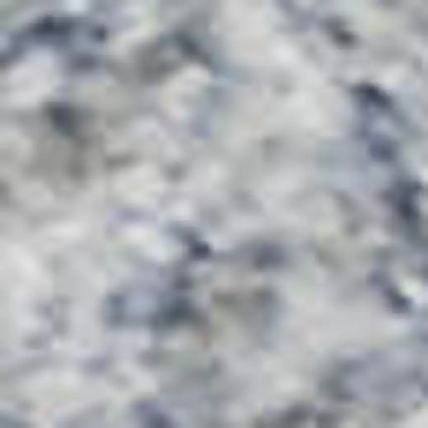 Blue And Ivory Abstract Washable Area Rug With UV Protection Photo 2