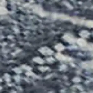 Photo of Blue And Ivory Abstract Washable Area Rug With UV Protection