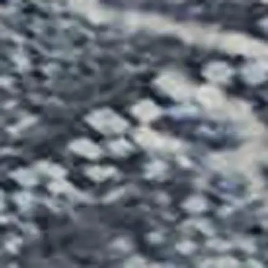 Blue And Ivory Abstract Washable Area Rug With UV Protection Photo 1