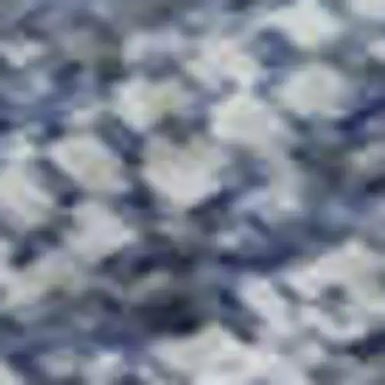 Blue And Ivory Abstract Washable Area Rug With UV Protection Photo 4