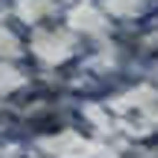 Blue And Ivory Abstract Washable Area Rug With UV Protection Photo 1