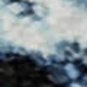 Photo of Blue And Ivory Abstract Washable Area Rug With UV Protection