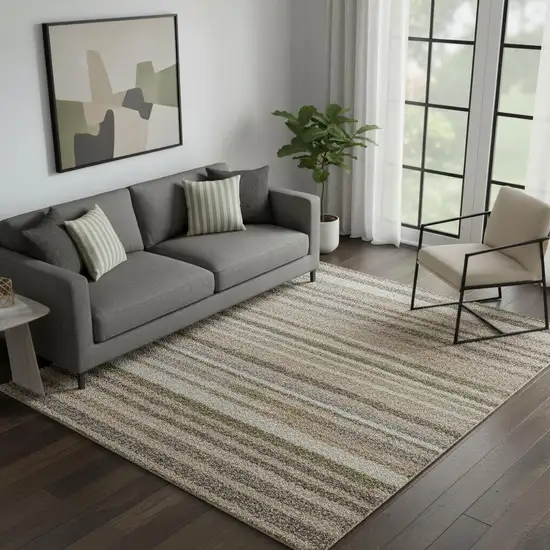 Blue And Ivory Geometric Area Rug Photo 1