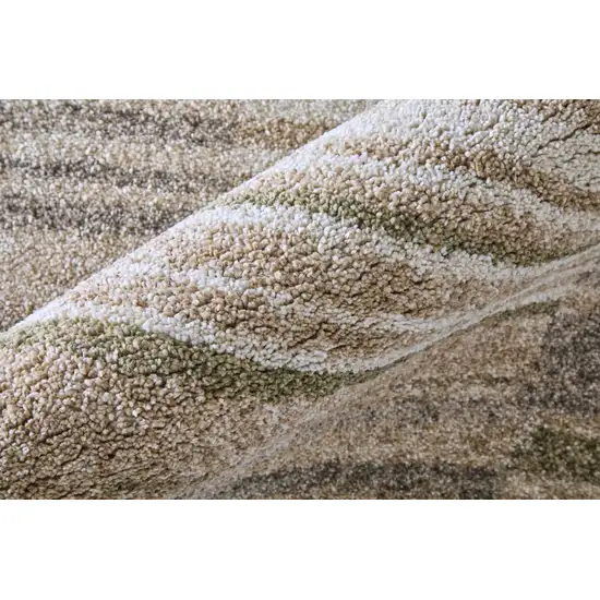 Blue And Ivory Geometric Area Rug Photo 2