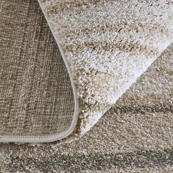 Blue And Ivory Geometric Area Rug Photo 8