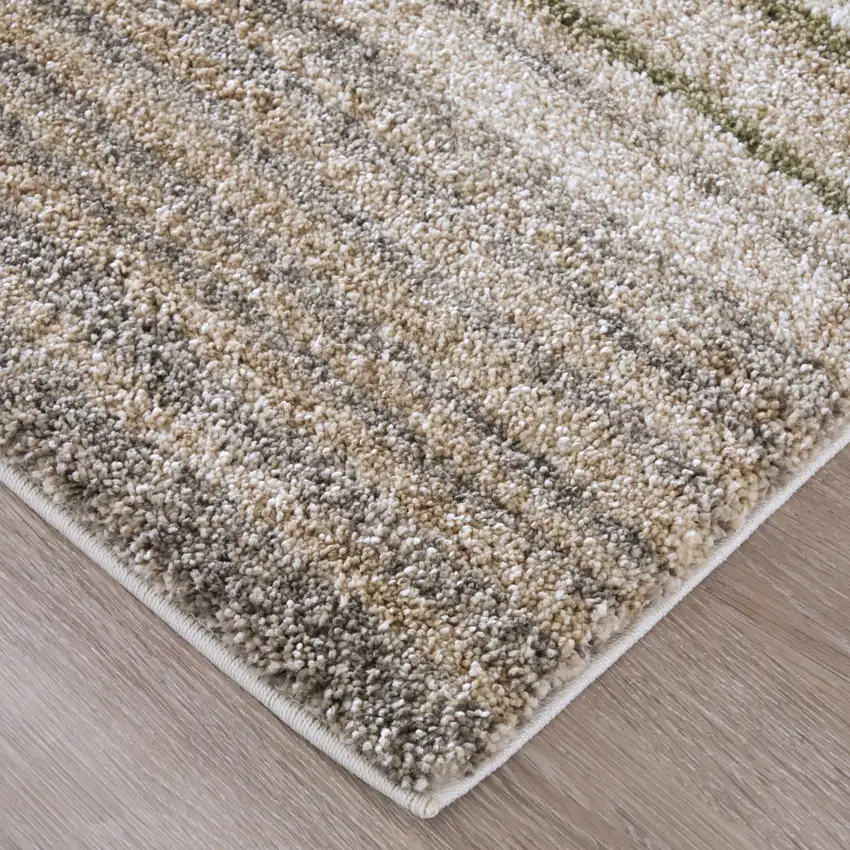 Blue And Ivory Geometric Area Rug Photo 7