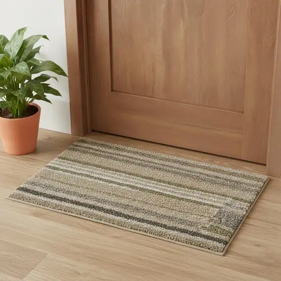 Blue And Ivory Geometric Area Rug Photo 1