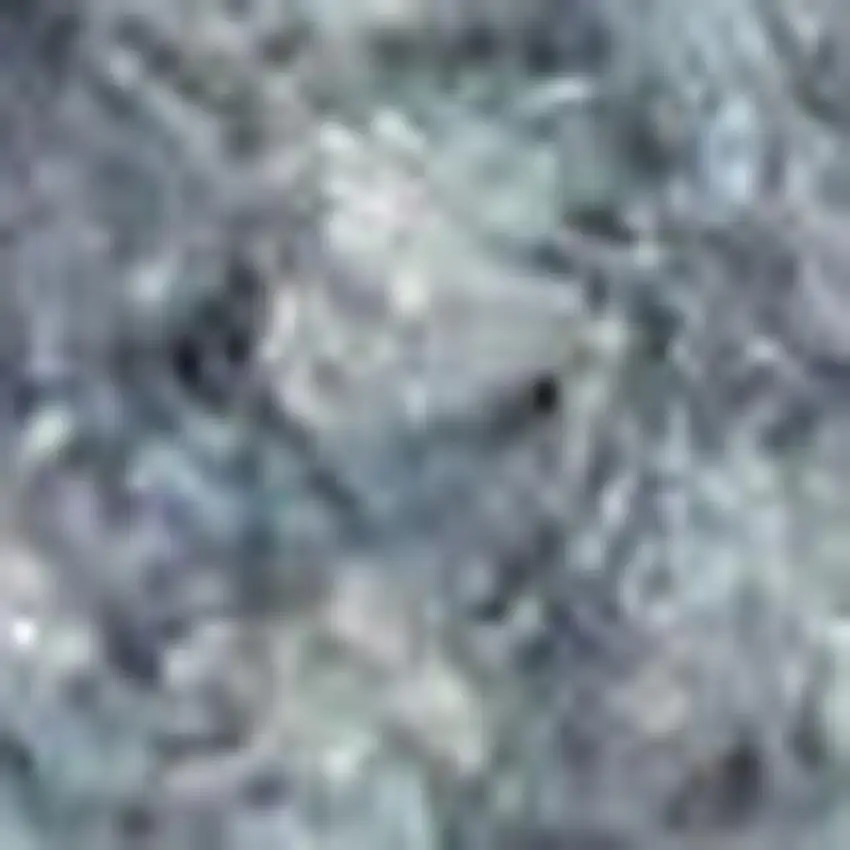 Blue And Ivory Geometric Washable Area Rug Photo 3