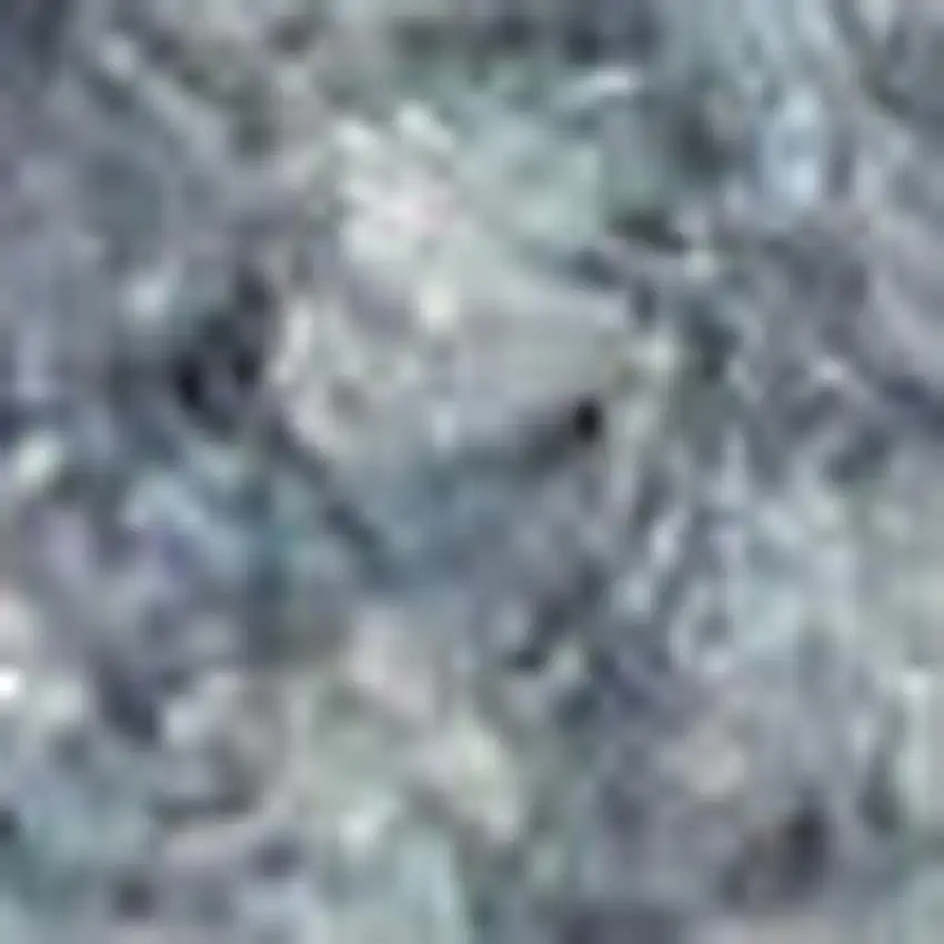 Blue And Ivory Geometric Washable Area Rug Photo 3