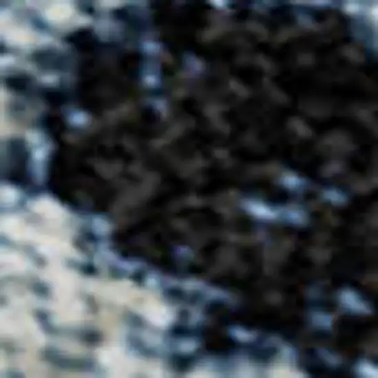 Blue And Ivory Moroccan Washable Area Rug With UV Protection Photo 2