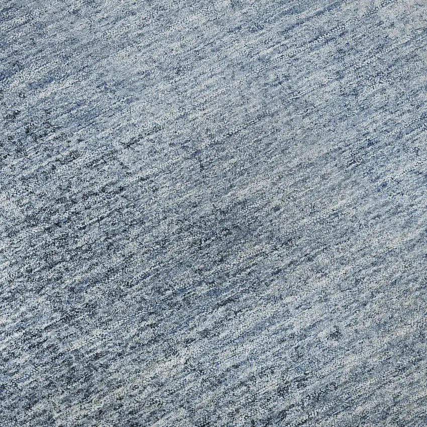 Blue And Ivory Ombre Washable Area Rug With UV Protection Photo 9