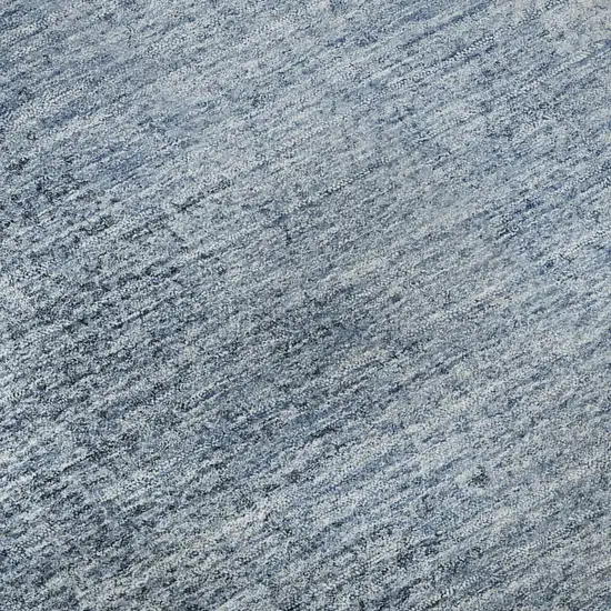 Blue And Ivory Ombre Washable Area Rug With UV Protection Photo 8