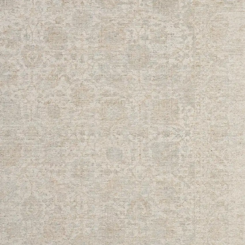 Blue And Ivory Oriental Hand Woven Area Rug Photo 8