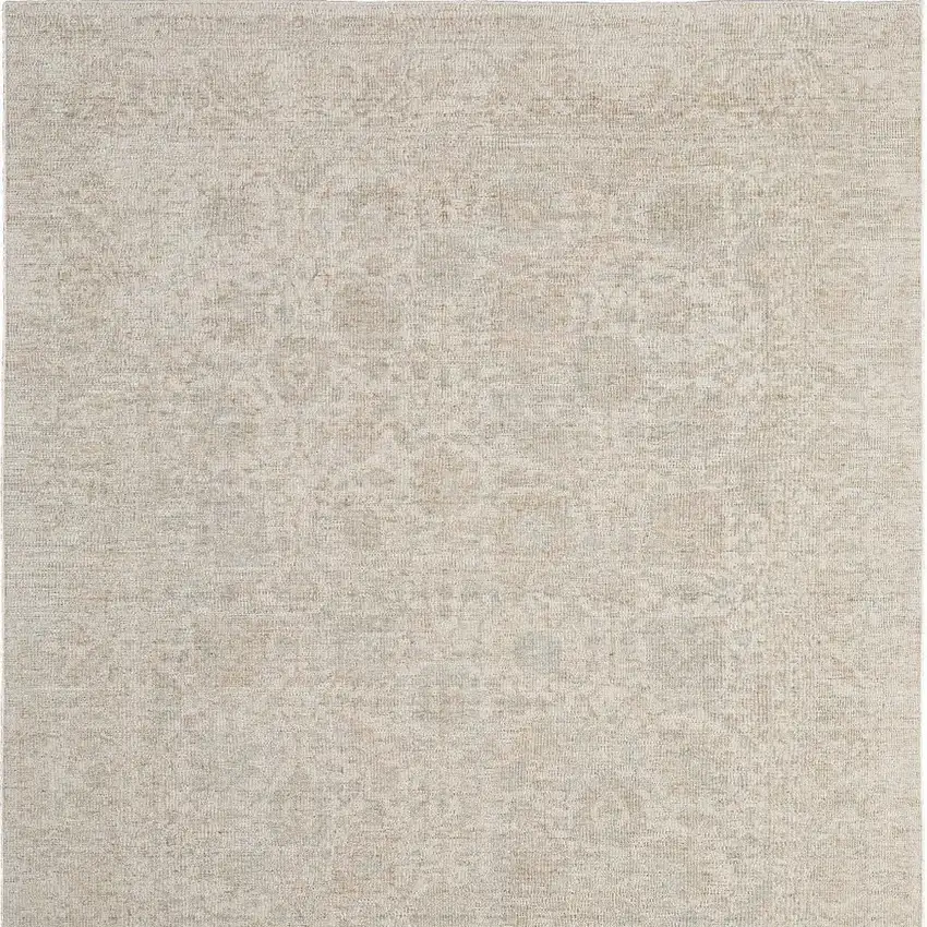 Blue And Ivory Oriental Hand Woven Area Rug Photo 4