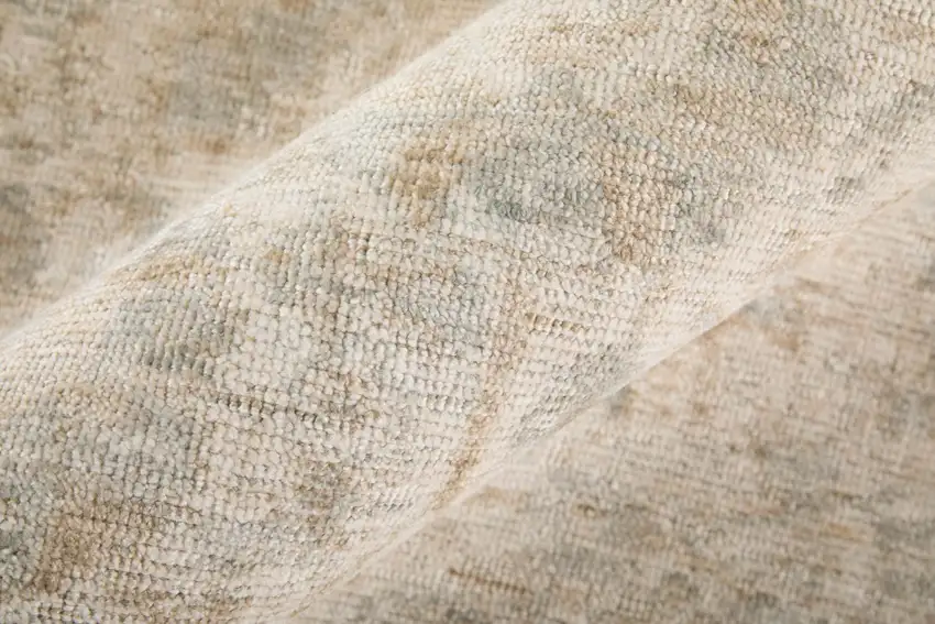 Blue And Ivory Oriental Hand Woven Area Rug Photo 8