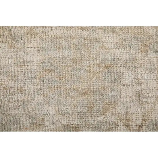 Blue And Ivory Oriental Hand Woven Area Rug Photo 9